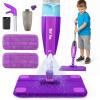 Kids Spray Mop, Toddlers Cleaning Playsets with Real Water Sprayer, Kids Mop Toys, Montessori Cleaning Set, Christmas Birthday Gifts for Boys and Girls Age 3 4 5 6, Purple view 1