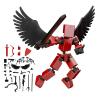 CCHZYSKO Mini Hip Hop T 13 Action with Wings Rich Accessory Package Model Full Body Mobile Robot Desktop Decoration Red view 1