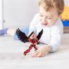 CCHZYSKO Mini Hip Hop T 13 Action with Wings Rich Accessory Package Model Full Body Mobile Robot Desktop Decoration Red view 2