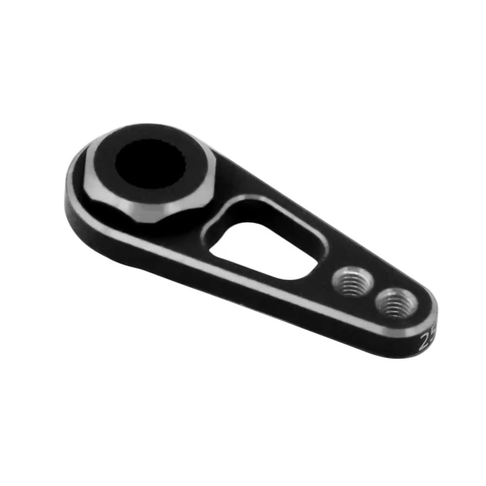 for SPT for HSP for Wltoys for Axial for SCX10 1/10 RC Car Boat Parts 25T Metal Double Hole 25T Servo Arm Horn RC Car Accessories RC Car Parts(Silver)