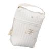 TYTOGE Cute Quilting Embroidered Pattern Diapers Bag Cotton Baby Stroller Zipper Bag for Bottle Wipes Pacifier (Stars) view 4