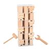 pistro Tower Wood Block Toppling Game Motor Skills Early Learning Balancing Blocks Building Set for Kids Family Party Festival view 1