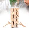 pistro Tower Wood Block Toppling Game Motor Skills Early Learning Balancing Blocks Building Set for Kids Family Party Festival view 3