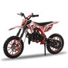 feneihe 49cc Kids Dirt Bike,Dirt Bike for Kids 8-14, 2-Stroke Off Road Mini Bike,Off-Road Motorcycle Gas Pocket Pit Trail Bike Pocket Motorbike with Front Rear Disc Brakes Racing Max Speed 40KM/H Blu view 1
