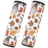 2Pcs Seat Belt Covers Cute Cartoon Autumn Gnomes Safety Belt Cushion Soft Seat Belt Shoulder Pad for Adults and Children view 1