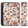 2Pcs Seat Belt Covers Cute Cartoon Autumn Gnomes Safety Belt Cushion Soft Seat Belt Shoulder Pad for Adults and Children view 2