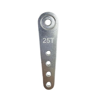 37mm 23T 24T 25T Metal Servo Arm Extension Servo Horn for 1/10 RC Crawler Car Boat for HSP Wltoys Axial SCX10 Parts(25T Silver 1pcs)