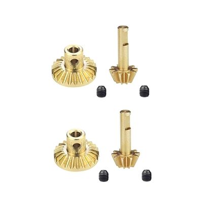 1/2/4 Pairs Metal Rear Axle Gear Drive Shaft Gear Set Upgrade Accessories for WPL D12 B24 B36 C14 C24 MN D90 D98 D99 MN99S Parts(GD-2)