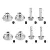 1/2/4 Pairs Metal Rear Axle Gear Drive Shaft Gear Set Upgrade Accessories for WPL D12 B24 B36 C14 C24 MN D90 D98 D99 MN99S Parts(GD-2) view 2