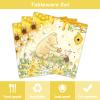 140pcs Classic Bear Baby Shower Decorations Baby Shower Party Tableware with Plates, Napkin, Forks, Cups for Birthday Party Supplies Set Serves 20 Guests view 4