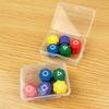 Devil Gonggi Game Set, Stones Plastic Playing Pieces with Storage Case, Squad Traditional Korean Game 1 Set (5 Pieces with Box) view 4
