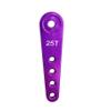 37mm 23T 24T 25T Metal Servo Arm Extension Servo Horn for 1/10 RC Crawler Car Boat for HSP Wltoys Axial SCX10 Parts(25T Purple 1pcs) view 1