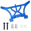 Aluminum Alloy Rear Shock Tower Upgrade Part Compatible with Traxxas Slash 2wd Rustler Bandit Stampede, Replace 3638 (Blue) view 2