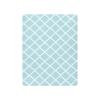 Crib Sheet Breathable Soft Crib Mattress Sheet for Baby Toddler Boys Girls Fitted Crib Sheet Fit Standard Crib Mattress 52 x 28 Inch Blue Grid Lines view 2