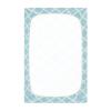 Crib Sheet Breathable Soft Crib Mattress Sheet for Baby Toddler Boys Girls Fitted Crib Sheet Fit Standard Crib Mattress 52 x 28 Inch Blue Grid Lines view 3