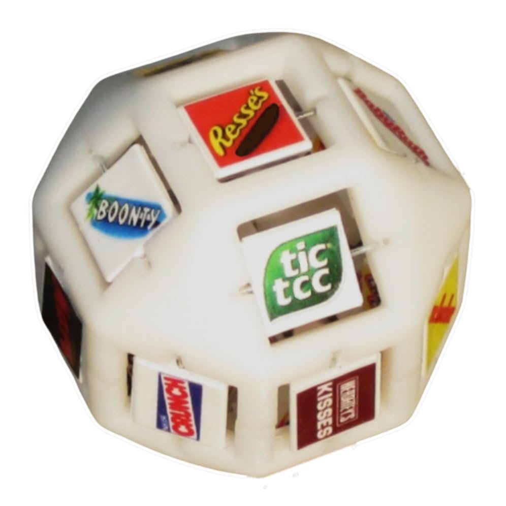 Decision Die for Chocolates and Candies. Patent Die That Displays 54 Random Chocolates and Candies. Fun Gift for Sweets Lovers. by Dream Dice.