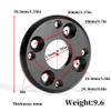 7075 Aluminum Alloy Motor Adapter (30mm & 25.4mm Holes) for Hobbywing Xerun Axe Plus R3 4274 RC Car Upgraded Parts (Black) view 2