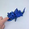 3D Printed Articulated Piranha Toy Fun Movable Design for Desk Decor Fidget & Decompression Cute Fish Model for Adults with Autism & ADHD Premium Quality (Blue&Green) view 2
