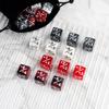48 Pieces Magic Counter Dice Plus 1 MTG Counters Dice Set Marble Life Buff Tokens D6 Dice Compatible with Magic The Gathering, TCG, Card Gaming Accessories, Red view 3