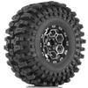 120mm 1.9 inch RC Crawler Rubber Tires Beadlock Wheel Stabbing Blade Set Hex 12mm for Most 1/10 Crawler Cars Such as TRX-4 D90 D110 TF2 Tamiya CC01 AXI03007 Axial 90047 SCX10 III%t057 (Black) view 3
