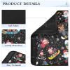 2 Pack Cartoon Santa Claus Black Seat Belt Covers Cute Seatbelt Covers Shoulder Strap Cushion for Boys Girls Adults view 4