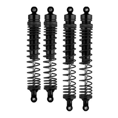 4Pcs Metal Shock Absorber Damper for Axial RBX10 Ryft 1/10 RC Crawler Car Upgrade Parts Accessories(Black)