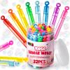 LovesTown 32Pack Bubbles Party Favors Supplies for Kids, Mini Bubble Wand Toys for Goodie Bag Stuffers Fillers, Themed Birthday, Prize Box Toys for Kids Classroom view 1