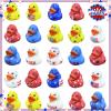 24Pcs Patriotic Rubber Ducks,4th of July Rubber Ducks for Jeeps,USA Memorial Day Independence Day Party Favors,Mini Duck for Baby Showers Bath Toys Gifts view 1