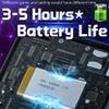 FINGEREVO O30S Handheld Game Console 3.5-in 640 * 480 IPS OCA Screen 3000mAh Linux-opensource RK3326 o30s with Portable Case Transparent Purple view 3