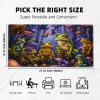 FQSXFIFN for MTG Playmat with Storage Bag, for TCG Playmat and Playing Card Mat for Magic Board Games, Non-Slip Frog Desk Mat, Stitched Edges Game Mat, Rollable Foldable Card Play mat view 2