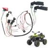 24V Motor Gearbox Wires Harness Conversion Kit for Power Wheels Trax Upgrade,Wire Harness Switch Motor Gearbox Set for Self-Made Kids Electric Ride on Toys Car Replacement Parts,18V,High Speed.Fast view 1
