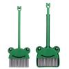 TOYANDONA Kids Broom and Dustpan Set for Toddlers Small Broom Dustpan Set Mini Cleaning Set-Green Frog Kids Mini Broom Toy Cleaning Set for Boy Girl Toddler Play Toys Childrens Broom