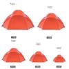1/18 1/24 1/43 1/64 1/87 Scale Camping Tent Miniature Scene Decor, Miniature Decoration Accessories, Dollhouse Outdoor Accessories Furniture Tent, Miniature Toy Furnishing (1/87 Orange) view 4