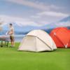 1/18 1/24 1/43 1/64 1/87 Scale Camping Tent Miniature Scene Decor, Miniature Decoration Accessories, Dollhouse Outdoor Accessories Furniture Tent, Miniature Toy Furnishing (1/87 White) view 3