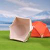 1/18 1/24 1/43 1/64 1/87 Scale Camping Tent Miniature Scene Decor, Miniature Decoration Accessories, Dollhouse Outdoor Accessories Furniture Tent, Miniature Toy Furnishing (1/87 White) view 4