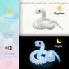 3D Printed Animals Set 3D Printed Snake Toys 3D Printed Articulated Flexible Fidget Toy 3D Printed Animals Exquisite Cute Pet Toy Children/Adults Fidget Toys (Fluorescent Blue, 23.6) view 2