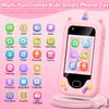 Lapare Kids Smart Phone for Girls, Christmas Birthday Gifts for Girls Age 3-10,Kids Toys Cell Phone, Toddler Learning Play Toy Phone with Dual Camera, Game, Music Player and More (32G) view 2