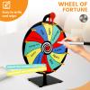 12 Slots Slots Prize Wheel Spinner with Stand, 12 Inch Spinning Wheel for Prizes, Storable Prize Wheel Spinner, Wheel of Fortune Wheel Spinner, Spin Wheel for Trade Shows for Family Party Games view 3