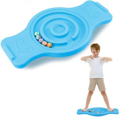 Seenelling Plastic Maze Balance Board for Kids, with Handles, Dark Blue