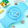 Seenelling Plastic Maze Balance Board for Kids, with Handles, Dark Blue view 4