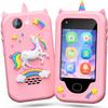Lapare Kids Toy Smartphone, Birthday Gifts for Girls 3 4 5 6 7 8 Years Old, Unicorn Toddler Play Phone with Camera, Educational Games, MP3 Music view 1
