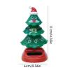 Christmas Solar Powered Dancing Toy, Solar Swinging Tree, 2.36x4.33in Novelty Moving Holiday Tree, Perfect for Desk, Windowsill, or Car Dashboard Holidays Decoration view 2