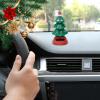 Christmas Solar Powered Dancing Toy, Solar Swinging Tree, 2.36x4.33in Novelty Moving Holiday Tree, Perfect for Desk, Windowsill, or Car Dashboard Holidays Decoration view 3