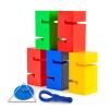 Outdoor Group Games for Team Building, Rugged ABS Stacking Blocks Set for Adults Teens Teamwork Activities in Gardens(5PCS) view 1