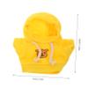 Veemoon 2pcs Plush Bear Doll Hoodies Adorable Replacement Clothes for Stuffed Animals Green and Yellow Outfits for DIY Decoration and Dress up view 2