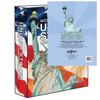 H.E. Harris & Co. USA Liberty Postage Stamp Album with Pictures/Illustrations (Part A 1847-1994) with USA Liberty 3 Ring Binder view 1