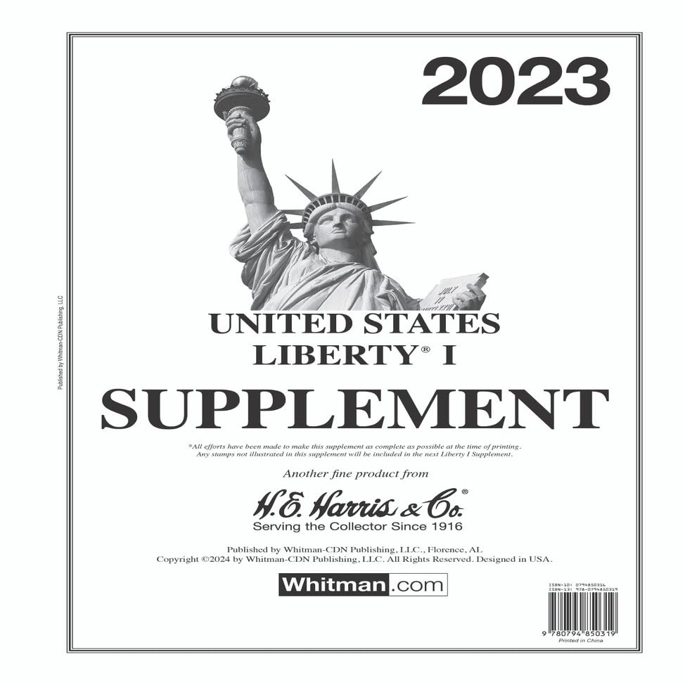 H.E. Harris & Co. United States Postage Stamp Album Liberty I Supplement for 2023