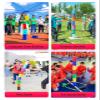 Team Building Games for Work, Indoor/Outdoor Team Stacking Game, No Tools Needed for Quick Setup(Red,5PCS) view 4