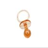 2.5" Baby Pacifier Party Favors, 36 Pieces, Gender Reveal Shower Decorations, Boy Girl Gender Neutral Table Scatter, DIY Party Games Decor (Tan) view 3