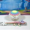 3D Printed Baby Dragon with Dragon Egg, Articulated Baby Dragon, 6" Rainbow Cherry Blossom Baby Dragon, Fidget ADHD Autism Toy BD004-MAC-WME view 4